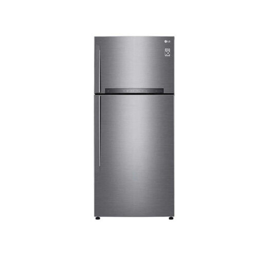 LG H842HLHL Top Mount Refrigerator Platinum Silver
