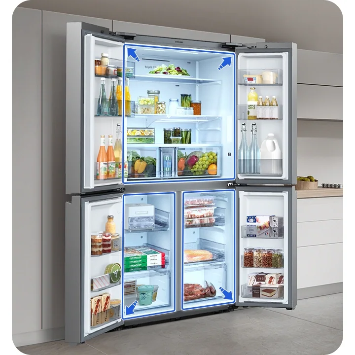 Modern kitchen with Haier refrigerator