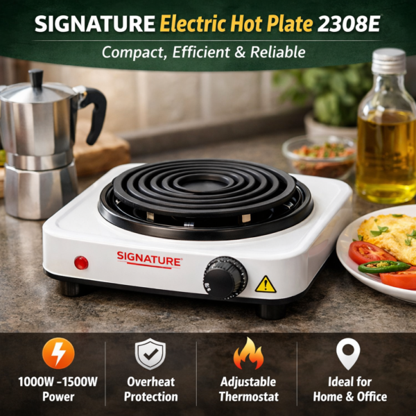 SIGNATURE ELECTRIC HOT PLATE 2308E